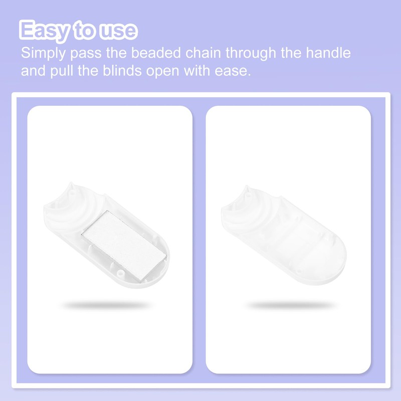 uxcell 12Pcs Blind Cord Weight, 78mm Curtain Blinds Handles Plastic