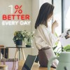 BNEMCEZH 1% Better Every Day Neon Sign Red Better Light