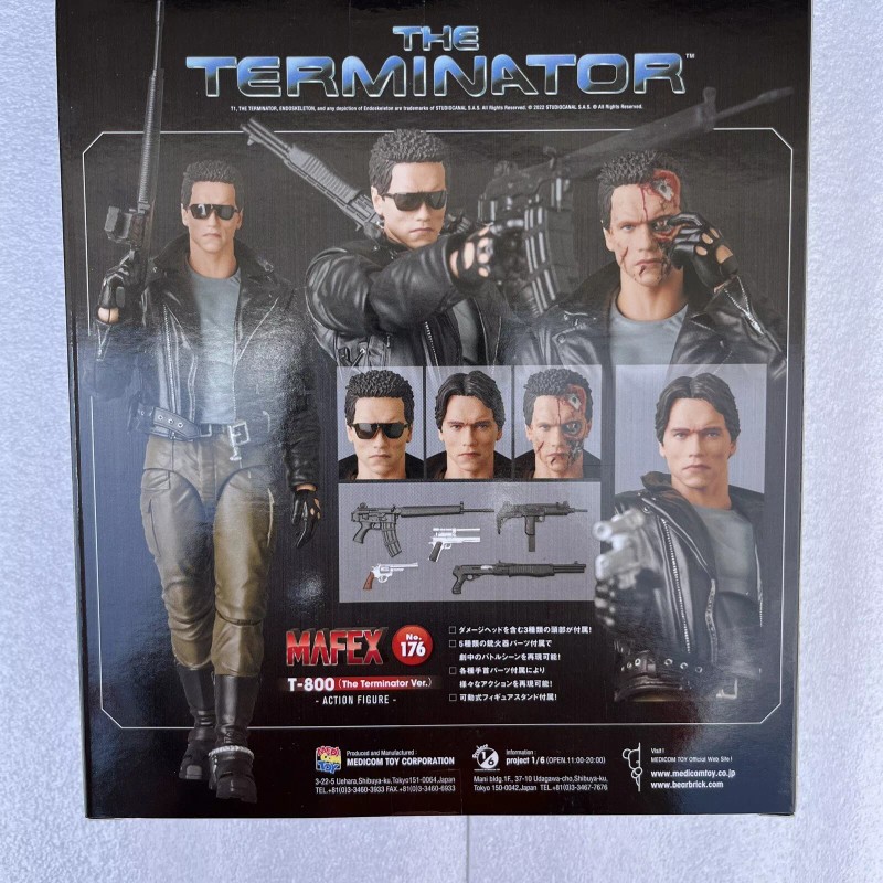 Medicom - Terminator - T-800 Mafex Action Figure [New Toy]