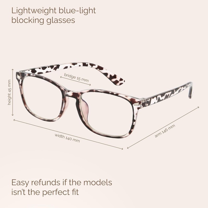MIGSIR 6 Pack Blue Light Blocking Glasses for Women Men