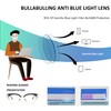 bullabulling Rhinestones Bling Bling Cateye Reading Glasses Women Blue Light