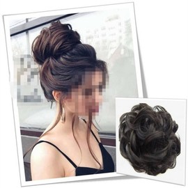 Faringoto Synthetic Messy Curly Chignon Hair Bun For Women Hairpiece