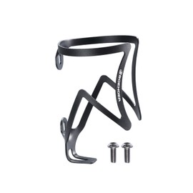 Bynccea Bicycle Bottle Holder Black Aluminium Bottle Holder for Bicycles with Secure Restraint System Bicycle Water Bottle Holder Quick Release with Mounting Screws Suitable for MTB