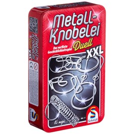 Schmidt Spiele 51234 Metal Brain Teaser XXL Travel Game in a Metal Tin