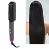 Hair Straightener Brush 3D Teeth Multi Temp Modes PTC Uniform