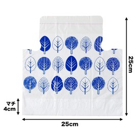 Chemical Japan PT-25S Perforated Trash Bags with Seals, 25 Pieces, Easy to Stick On, Convenient Draining Trash Bags