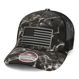 Paramount Outdoors Mossy Elements Patriot Series American Flag Cap American Fit (Blacktip)
