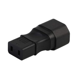 IEC 320 C14 Male to C9 Power Adapter, IEC 3-Prong Male to 2-Prong C9 Replacement Ac Adapter for Roland, Revox & Marantz and Older Audio Devices.