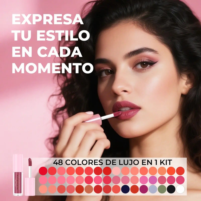 Bablabear Labiales Gloss Maquillaje Para 48 Colors