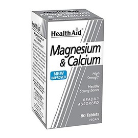 HealthAid Magnesium & Calcium - 90 Vegan Tablets