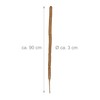 Relaxdays Coconut Sticks Set of 5 Flexible Plant Sticks for