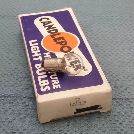 Candlepower NEW CANDLEPOWER 57 12V/2CP REPLACEMENT LIGHT BULB