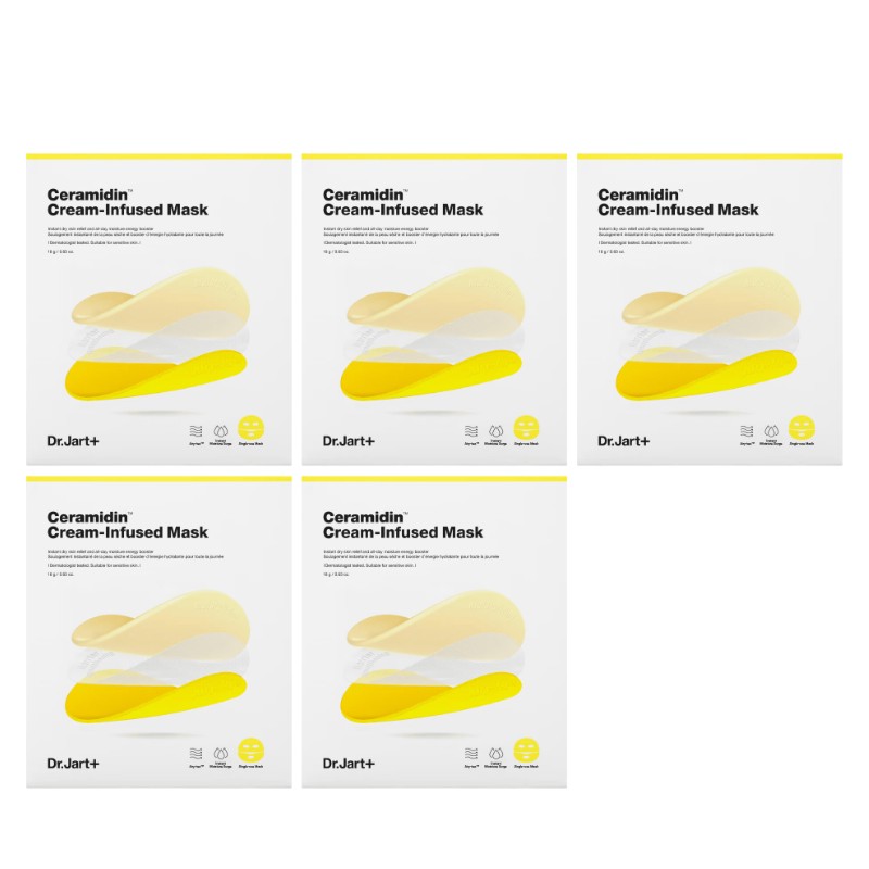Dr.Jart+ Ceramidin Cream-Infused Mask Set (5 masks)