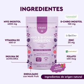 Vitatú Myo Inositol Chiro Sabor Berries Frutos Rojos