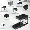 Kjfeoiye Under Sink Organizers and Storage, 2 Pack Large Capacity