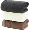 AYO Bath Towels, 100% Cotton, Hotel Specifications, Set of 3,