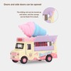 1:36 Magnetic Induction Alloy Die Cast Food Truck Kid Light