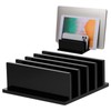 Frienda 1 Piece 4-Compartment Acrylic Vertical Laptop Stand, Can Accommodate
