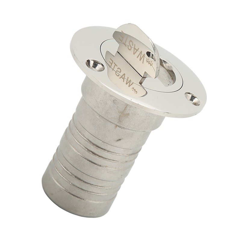 Marine Boat Deck Filler with Keyless Cap Stainless Steel Mirror