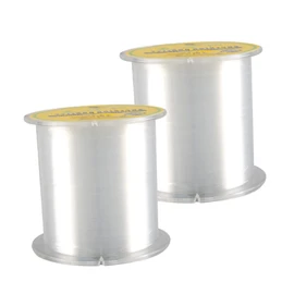 SUPVOX 500m Sea Fishing Line Invisible Nylon Strong Pulling Force Sub-line for -Range Casting for Ocean Fishing Transparent