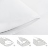 Aisbo Housewife Pillowcases 2 Pack - White Standard Pillow Case