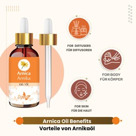 Crysalis Arnica (Arnica Montana) Essential Oil by Crysalis Bottle 100% Natural Undiluted Premium Oil (50 ml)