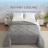 meadow park Cooling Comforter Full/Queen 90”x90”, Double Sided Cooling Blanket