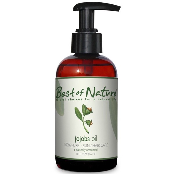 Jojoba Body Oil - 8oz - 100% Pure & Natural - For Body & Hair!