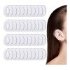 MKN 25 Pares Protector De Cubre Oreja Desechables Transparente