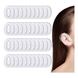 MKN 25 Pares Protector De Cubre Oreja Desechables Transparente