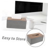 Ipetboom Rectangular Tissue Box Cover with PU Leather and Lint