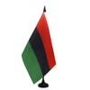 AZ FLAG Pan African Table Flag 8.25" x 5.5" Small