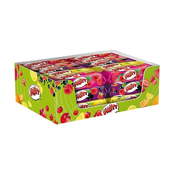 Fritt Assorted Flavors Chewy Candy -Case of 30 Pack X 6 Stick Ea.