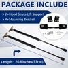 HNeekyr Front Hood Lift Support, Compatible with Jeep Wrangler JK