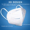 Hotodeal KN95 Face Mask 40 PCs, White, 5 Layers Cup