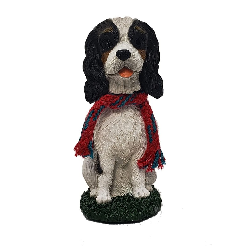 Animal Den Cavalier King Charles Dog Bobblehead Figure Statue Gift