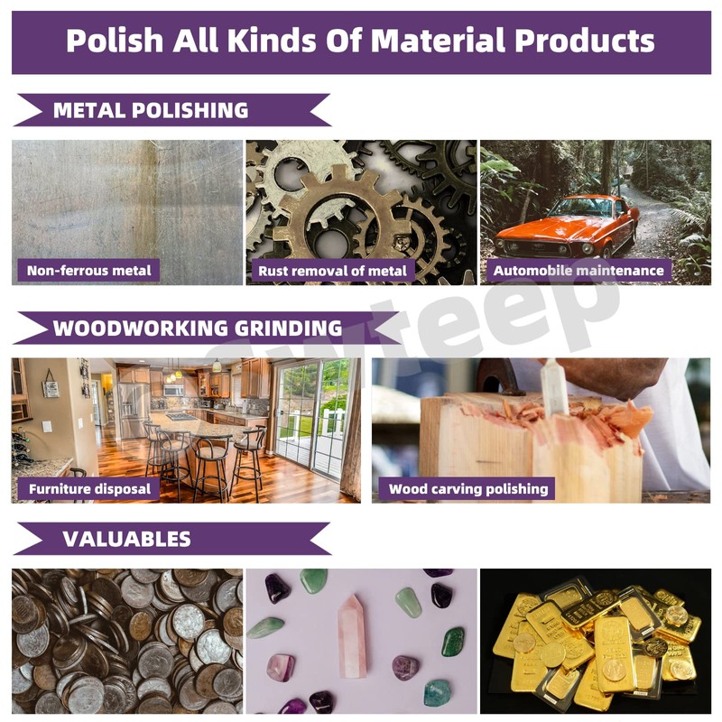 Swpeet 10 Pcs Sanding Drums Sleeves Kit, 180-2500 Grit Sandpaper