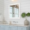 Tanmicoshomy 30 x 36 Inch Rectangle Wall Mirror, Natural Shell
