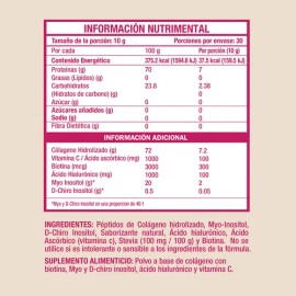 Colágeno hidrolizado 300g con Myo  DChiro Inositol 401  Biotina  Ácido Hialurónico  Vitamina C  Sabor Vainilla  Valara Glowin - Suplemento femenino...