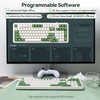 AUSDOM 98Pro Silent Mechanical Keyboard, Wireless Hot Swappable Gaming Keyboard