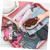 SAFIGLE Soft Plush Makeup Pouch for Travel Cute Cartoon Wallet
