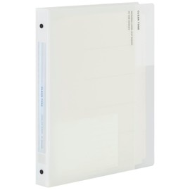 Maruman F312-06 Clean TONE B5 Loose Leaf Binder, Wide, 26 Holes, Set of 4, White