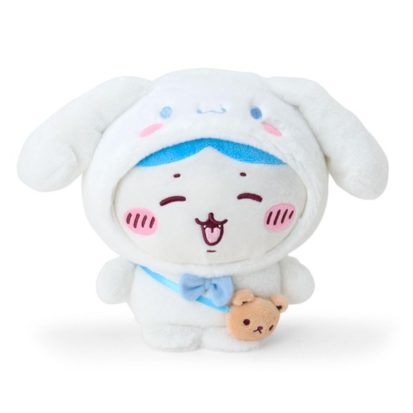 Sanrio 826456 Chiikawa Plush Toy (Hachiwale), Cinnamoroll, Polyester, Recommended Age: