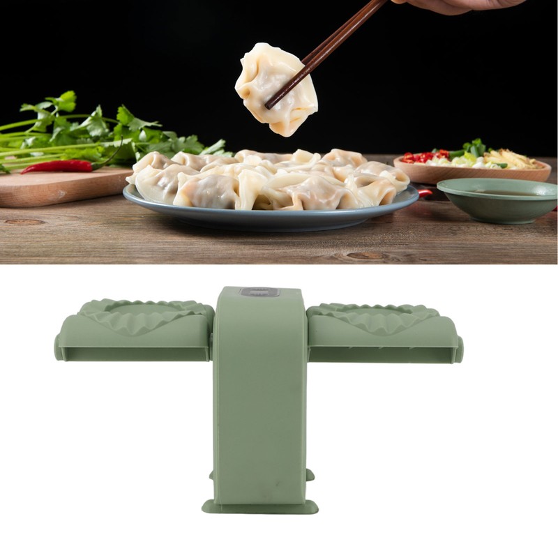 Double Head Automatic Dumpling Maker Mould Electric Dumpling Maker Machine