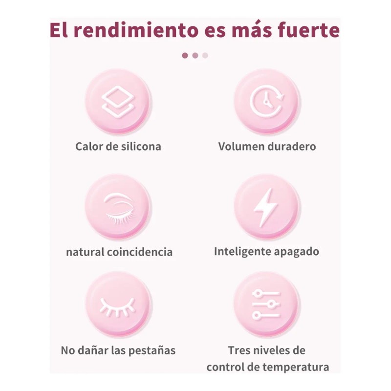 Rizador De Pestañas Eléctrico Sin Marco Recargable Por Usb Blanco
