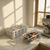 2-Pack White Coffee Pod Holder Basket with Wooden Base -