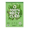 Silvine A4 Premium Recycled Refill Pad. Lined with Margin,White, 120