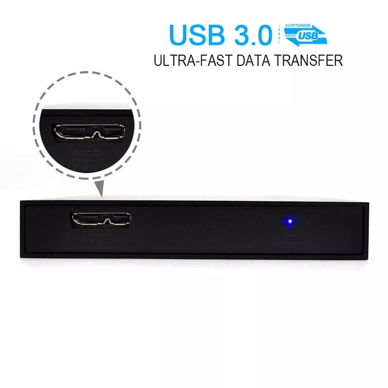 HWAYO 2.5'' 320GB Ultra Slim Portable External Hard Drive USB3.0