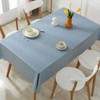 WUBAYI Table Cloth PVC Plastic Wipe Clean Tablecloth Rectangular Kitchen