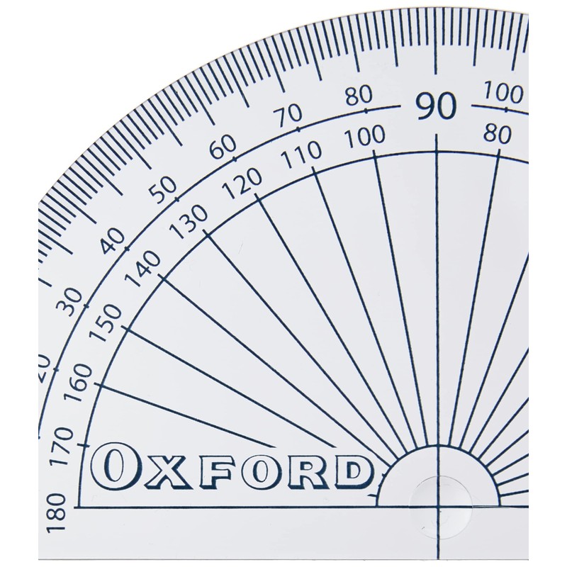 Helix Oxford 10cm 180 degree Protractor